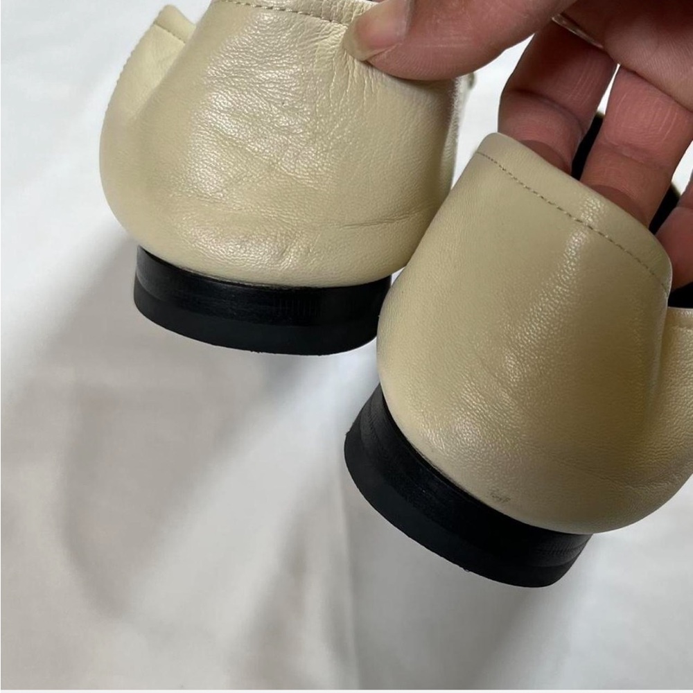 Gucci Brixton Collapsible Mystic White Horsebit Slipper Flat Loafer EU 37.5 - Picture 6 of 8